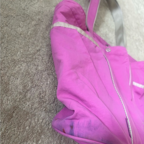 lululemon athletica Magenta Tote Bag with Gray Straps - Picture 3 of 3